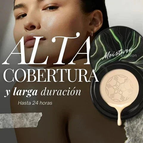 Base Moisture Cushion Cobertura Alta Completa - Super Promoción 2x1